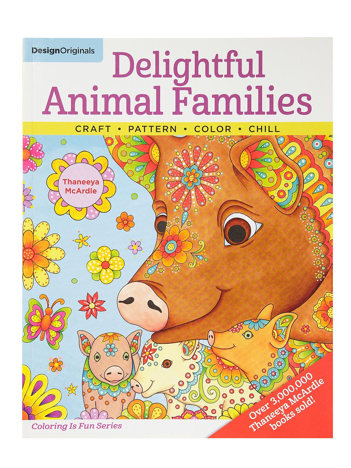Coloring Activity Books Animal Families
