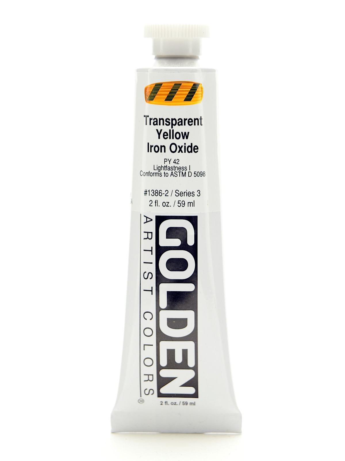 Heavy Body Acrylics transparent yellow iron oxide 2 oz.