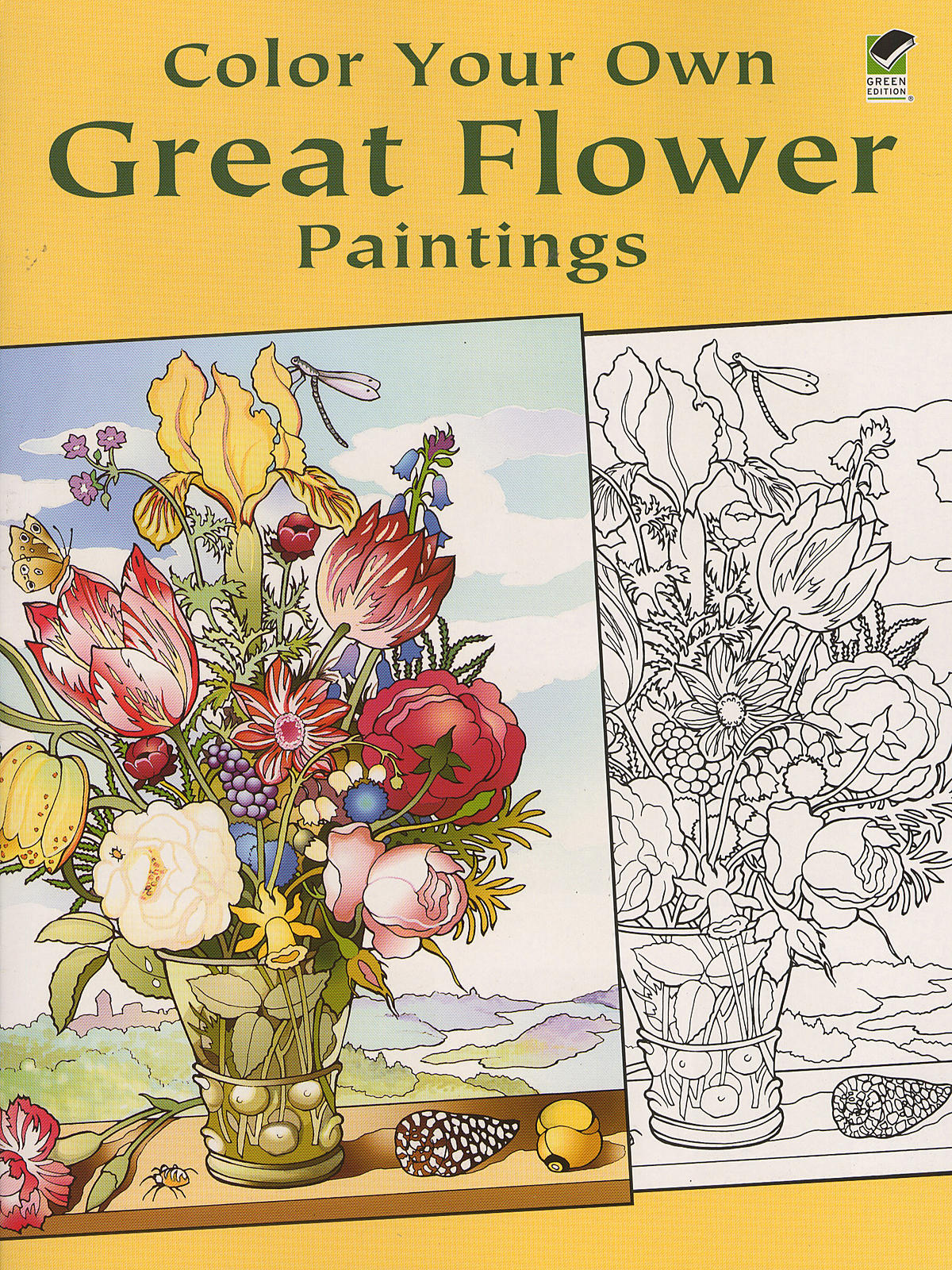 Color Your Own Great Flower Paintings Color Your Own Great Flower Paintings