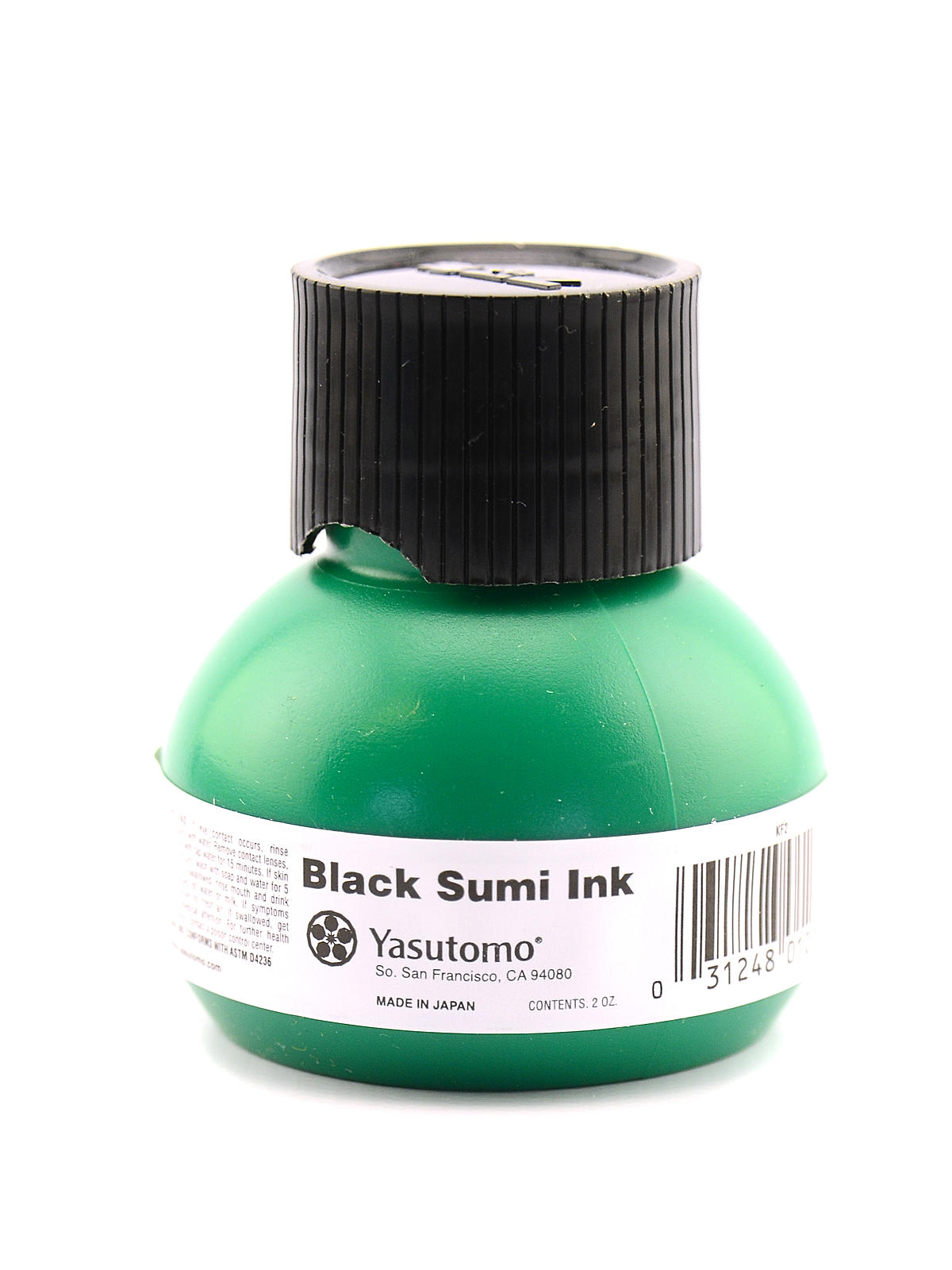 Black Sumi Ink (bokuju) 2 Oz.