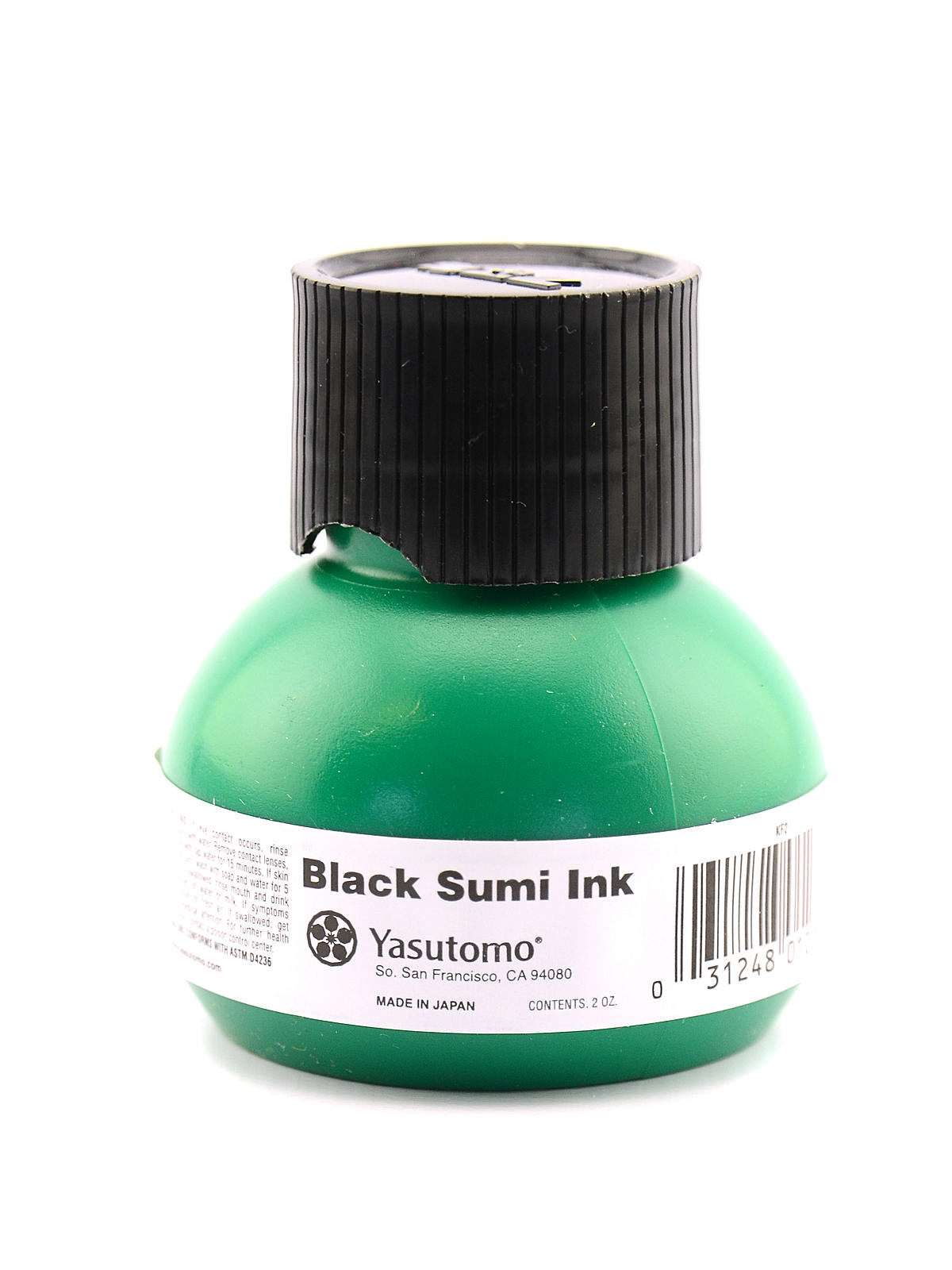 Black Sumi Ink (Bokuju) 2 oz.