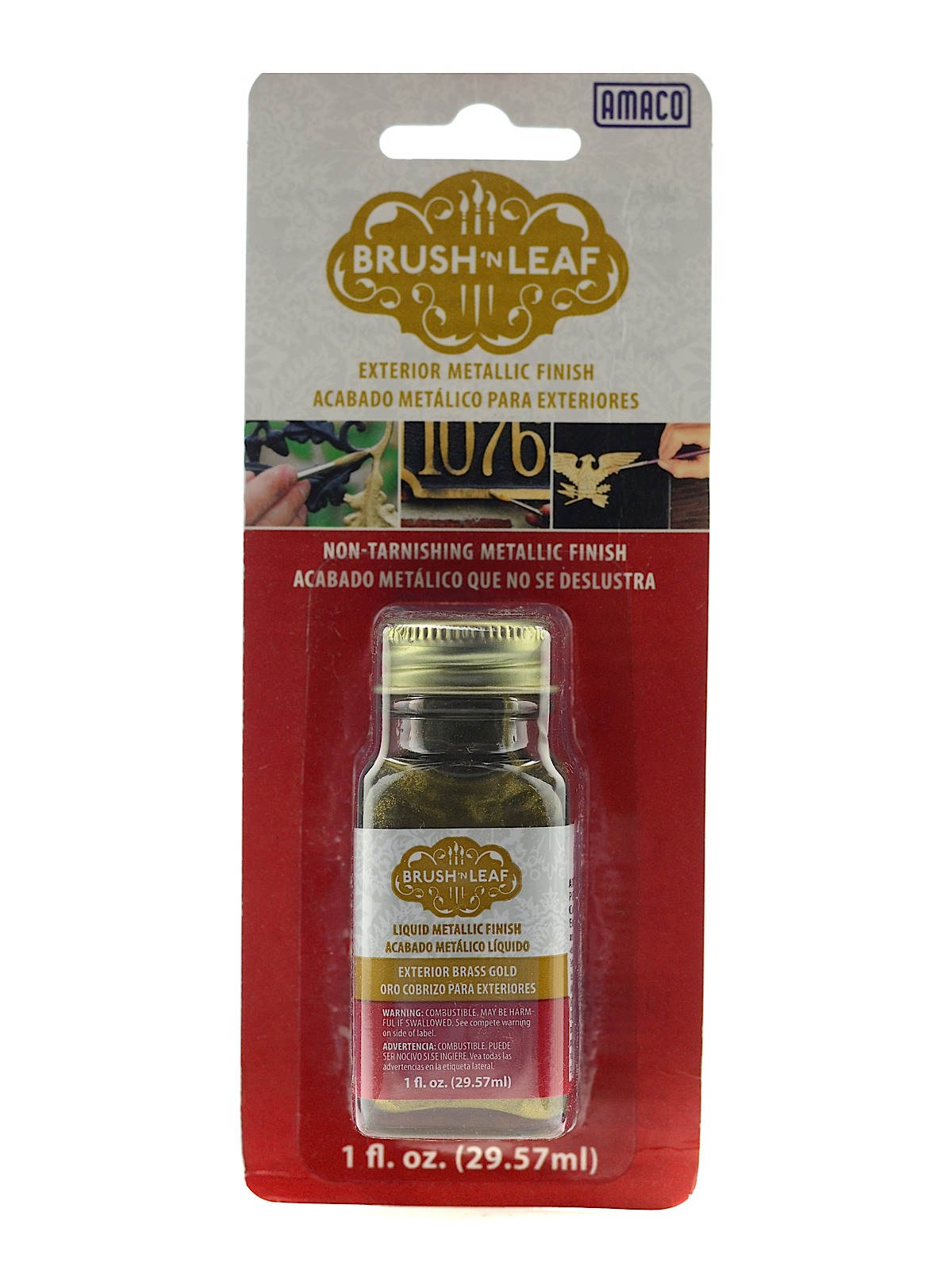Brush 'n Leaf Exterior brass gold