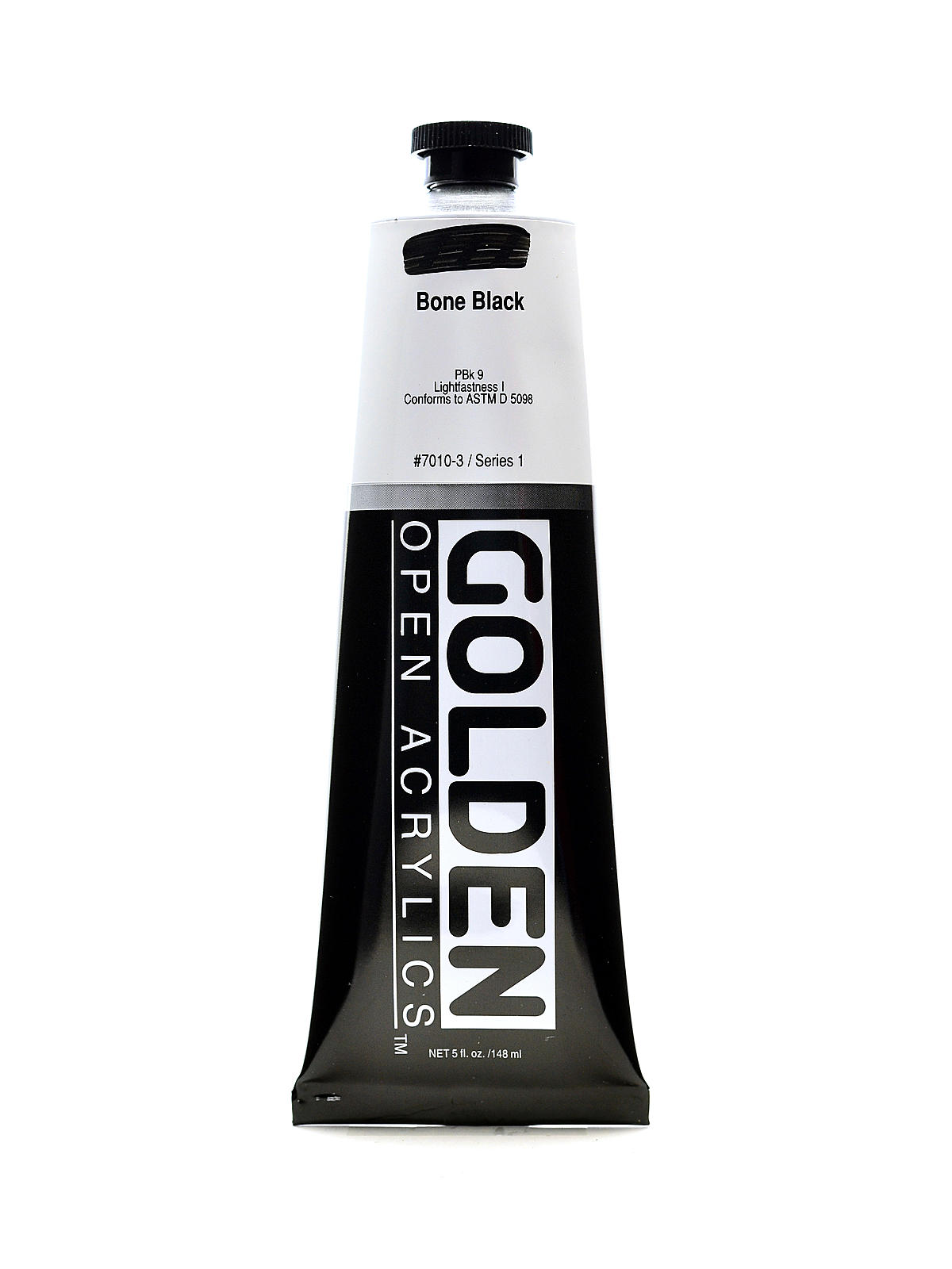 OPEN Acrylic Colors bone black 5 oz. tube