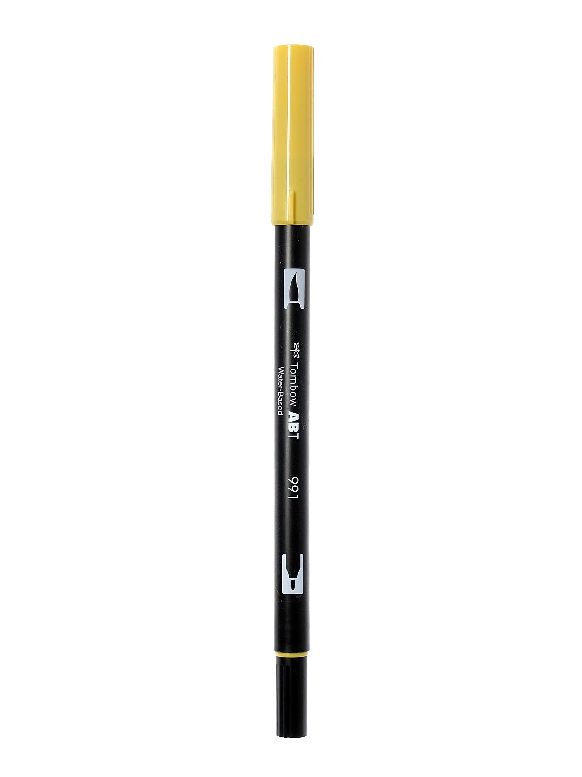 Dual End Brush Pen light ochre 991