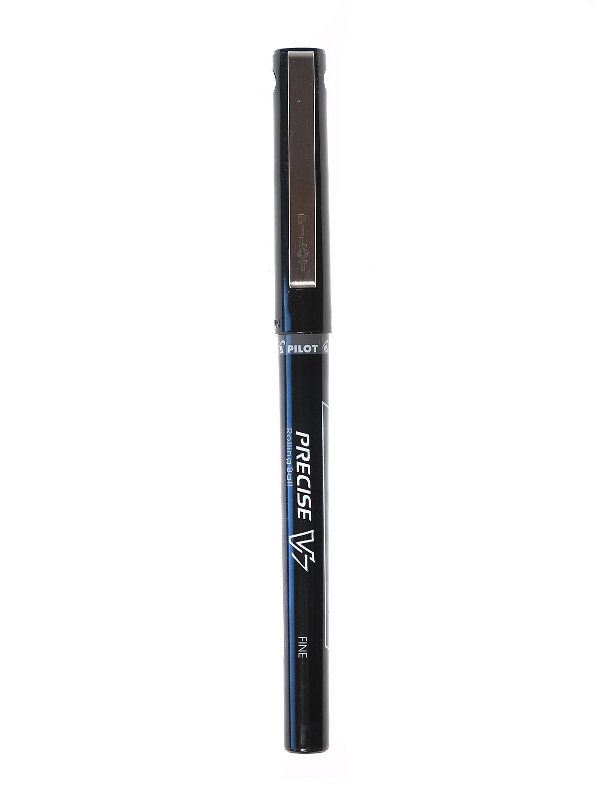 Precise Rolling Ball Pens black fine point (V7)