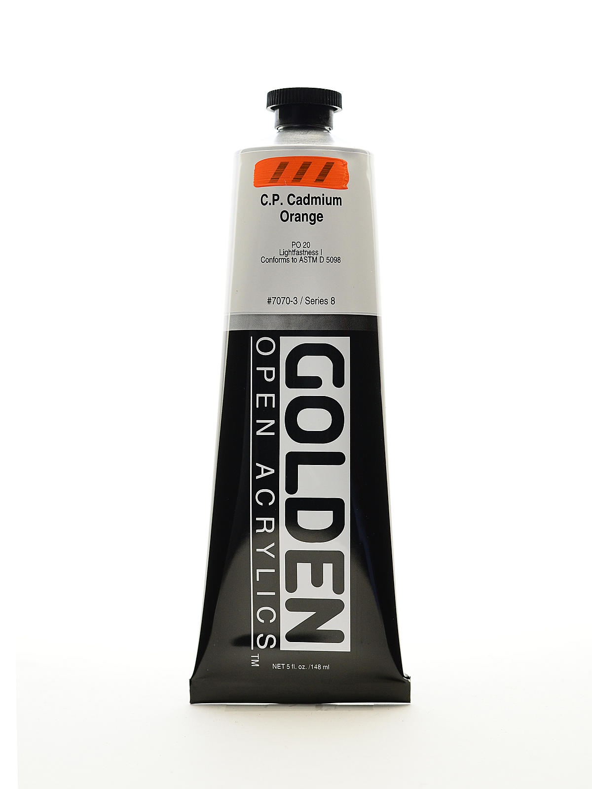 OPEN Acrylic Colors cadmium orange (CP) 5 oz. tube