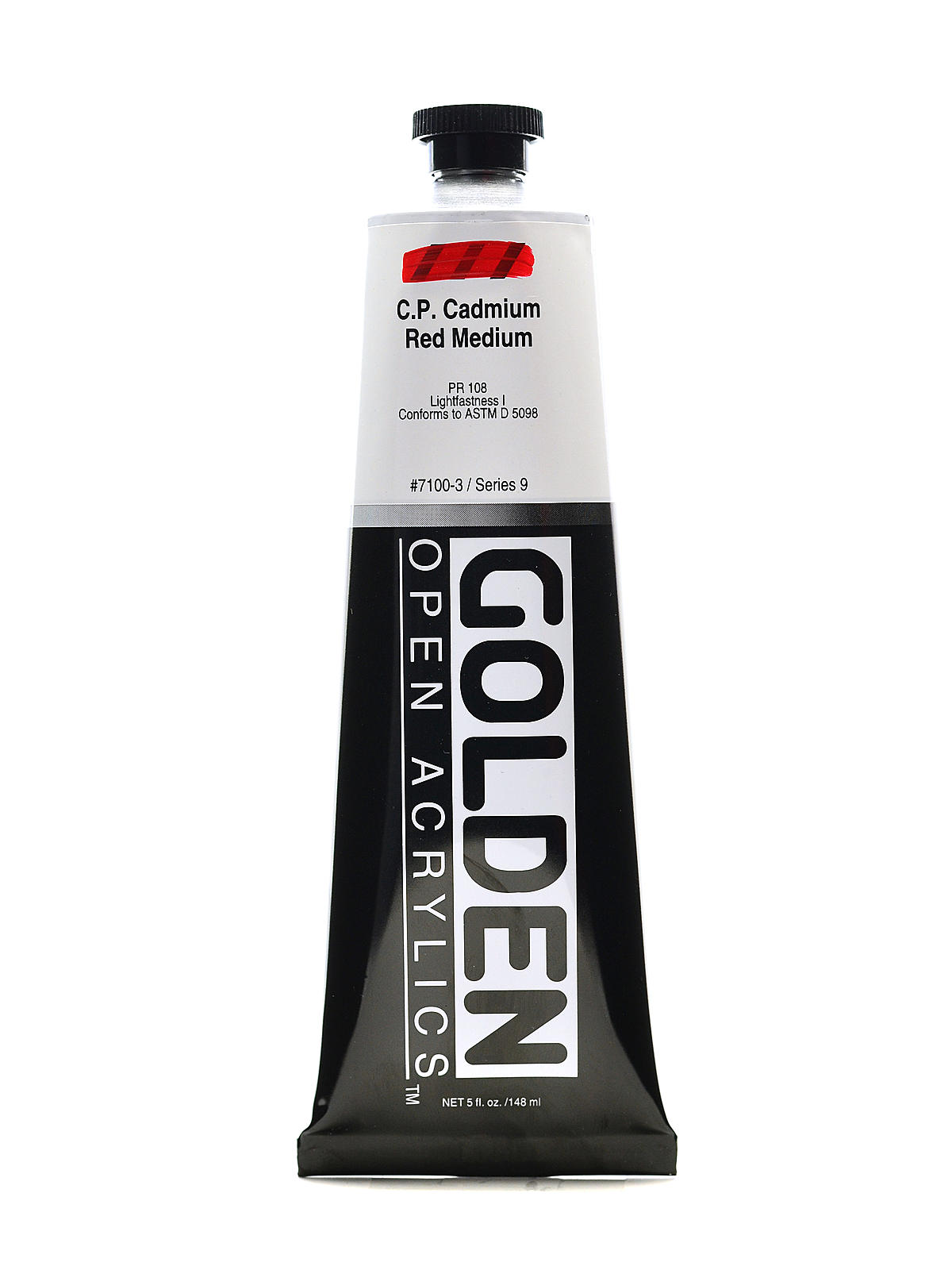 OPEN Acrylic Colors cadmium red medium (CP) 5 oz. tube