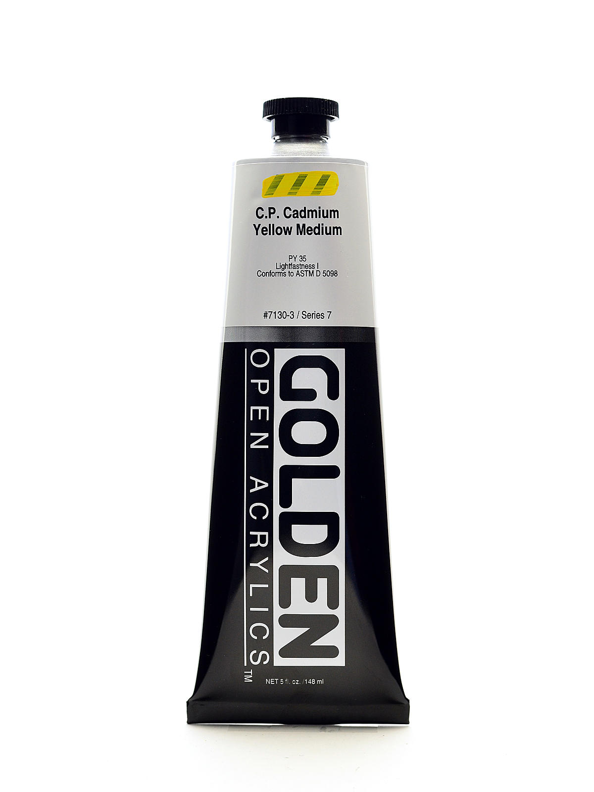 OPEN Acrylic Colors cadmium yellow medium (CP) 5 oz. tube