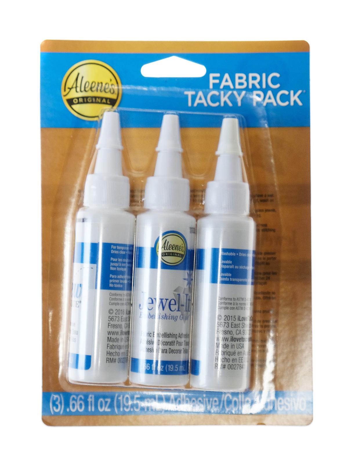 Fabric Tacky Pack 2 oz. bottles set of 3