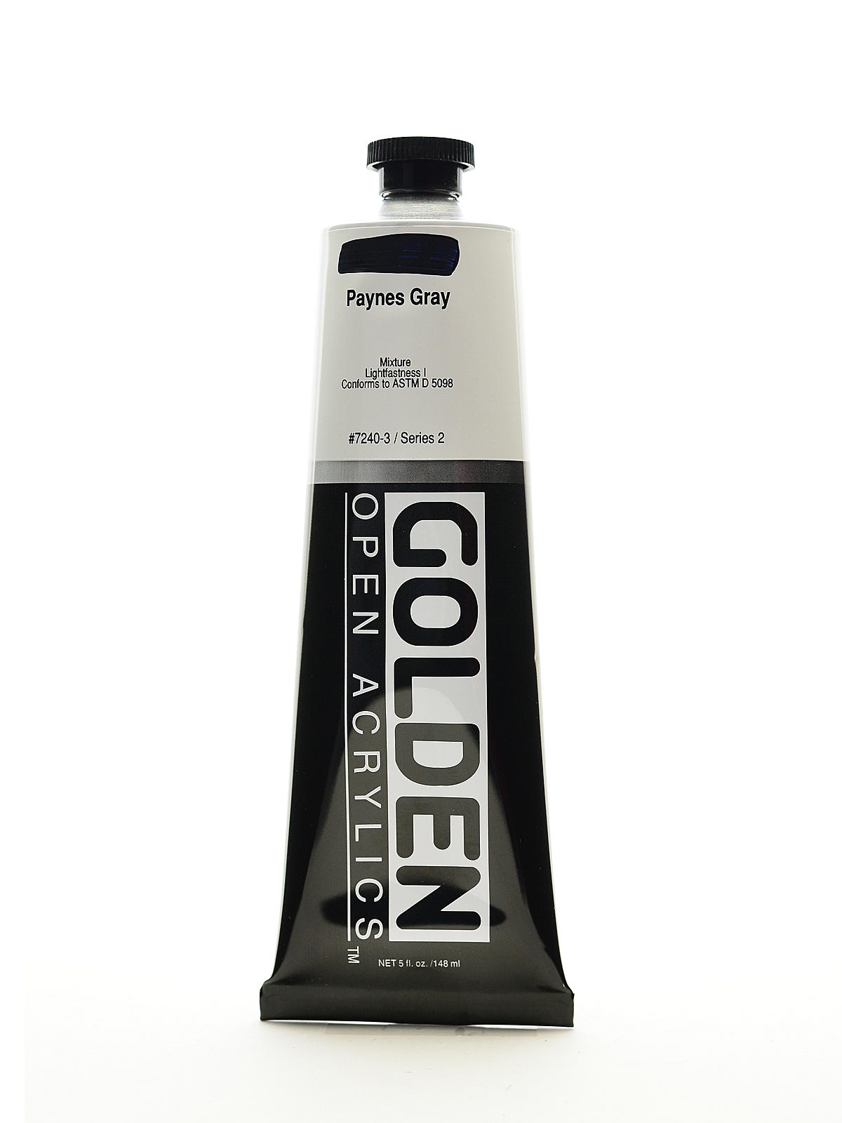 OPEN Acrylic Colors paynes gray 5 oz. tube