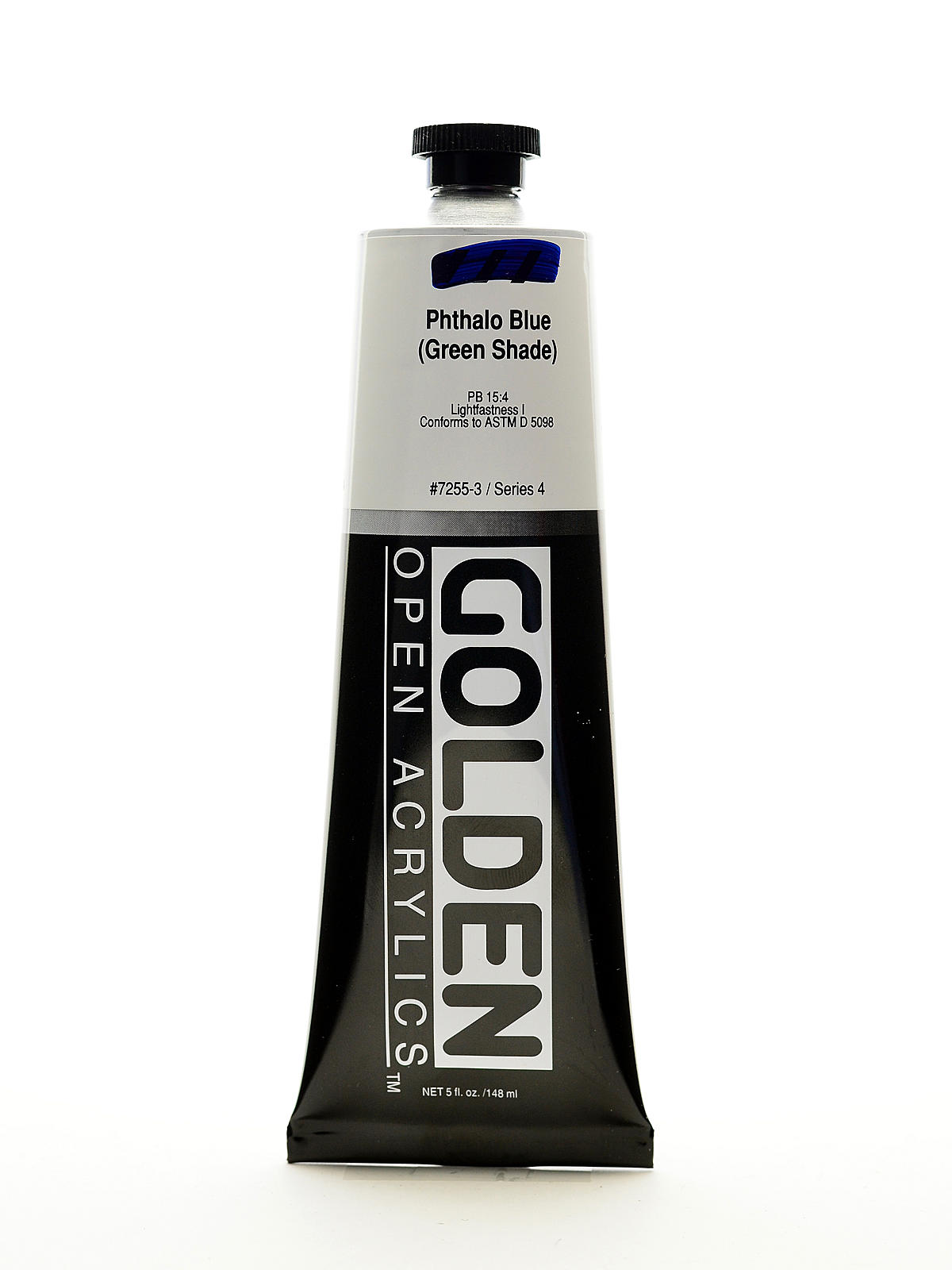 OPEN Acrylic Colors phthalo blue (green shade) 5 oz. tube