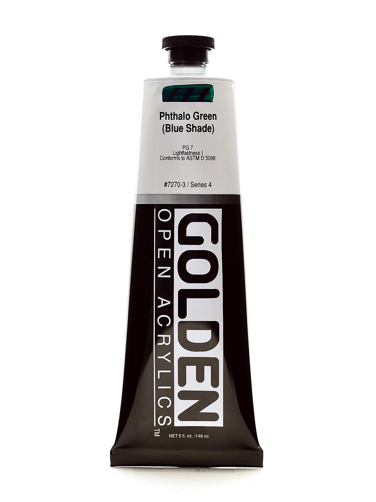 OPEN Acrylic Colors phthalo green (blue shade) 5 oz. tube
