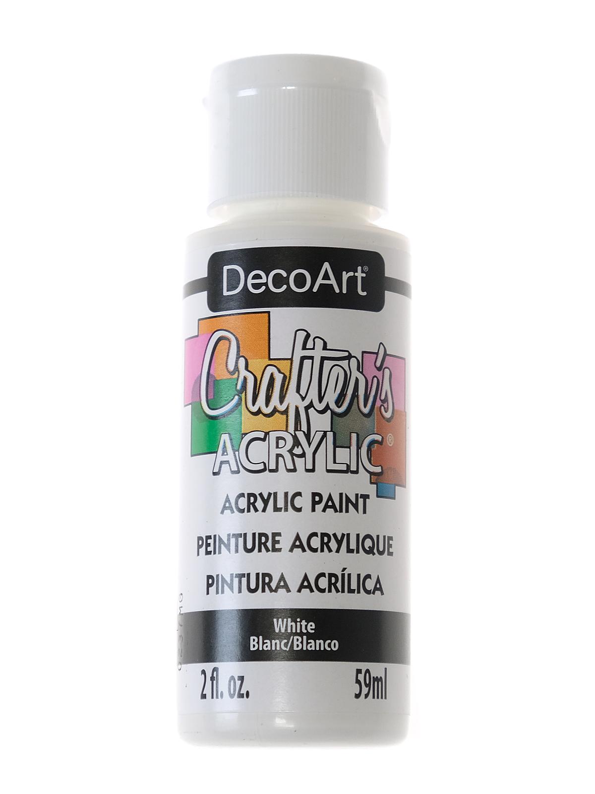 Crafters Acrylic 2 oz white