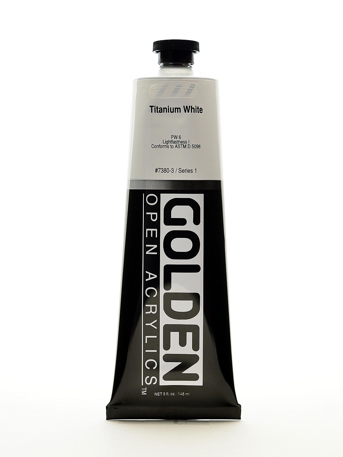 OPEN Acrylic Colors titanium white 5 oz. tube