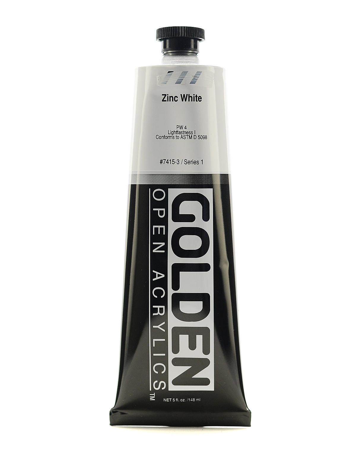 OPEN Acrylic Colors zinc white 5 oz. tube