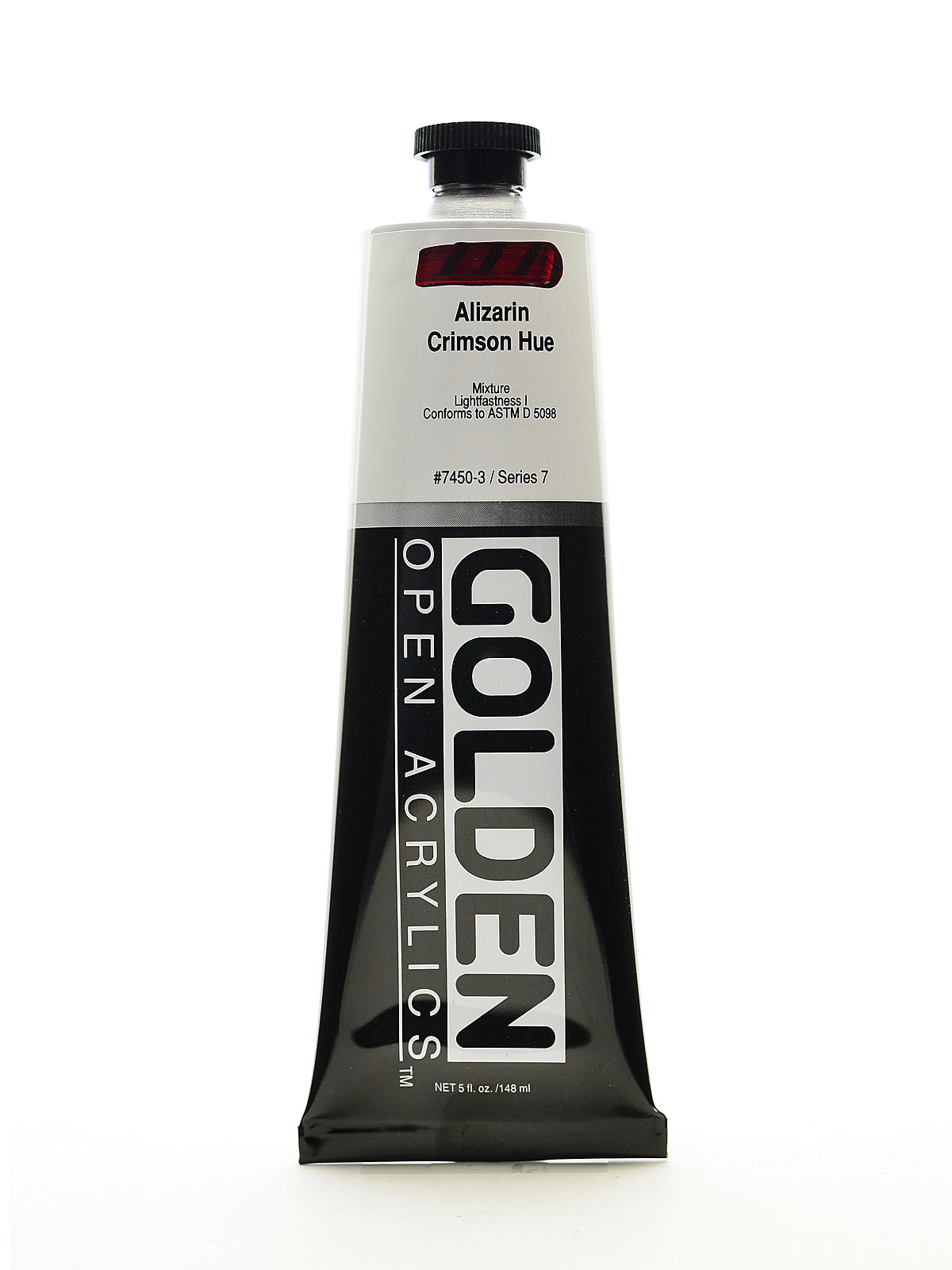 OPEN Acrylic Colors alizarin crimson hue 5 oz. tube