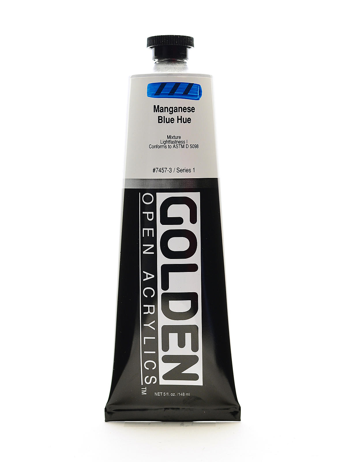 OPEN Acrylic Colors manganese blue hue 5 oz. tube