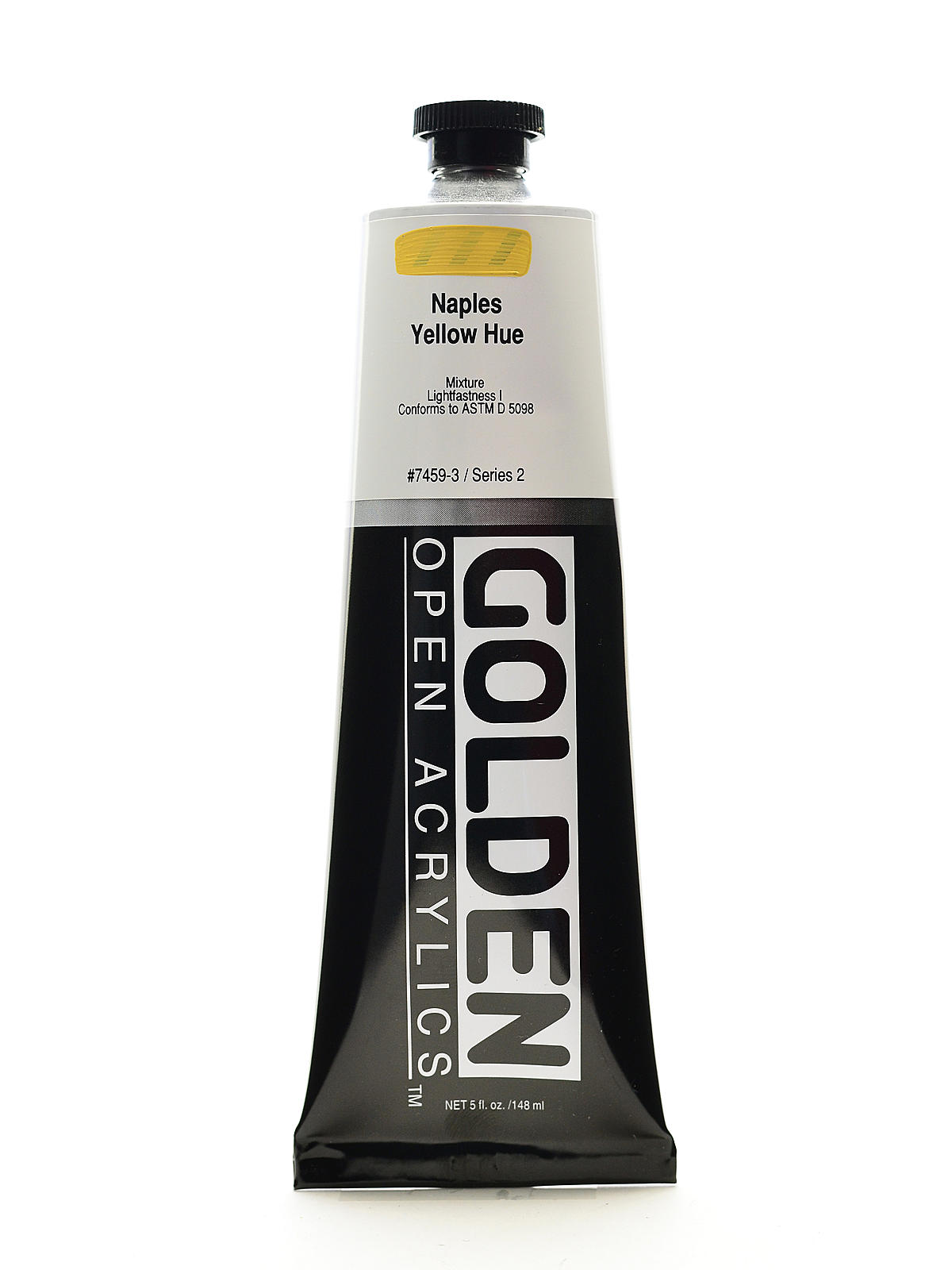 OPEN Acrylic Colors Naples yellow hue 5 oz. tube