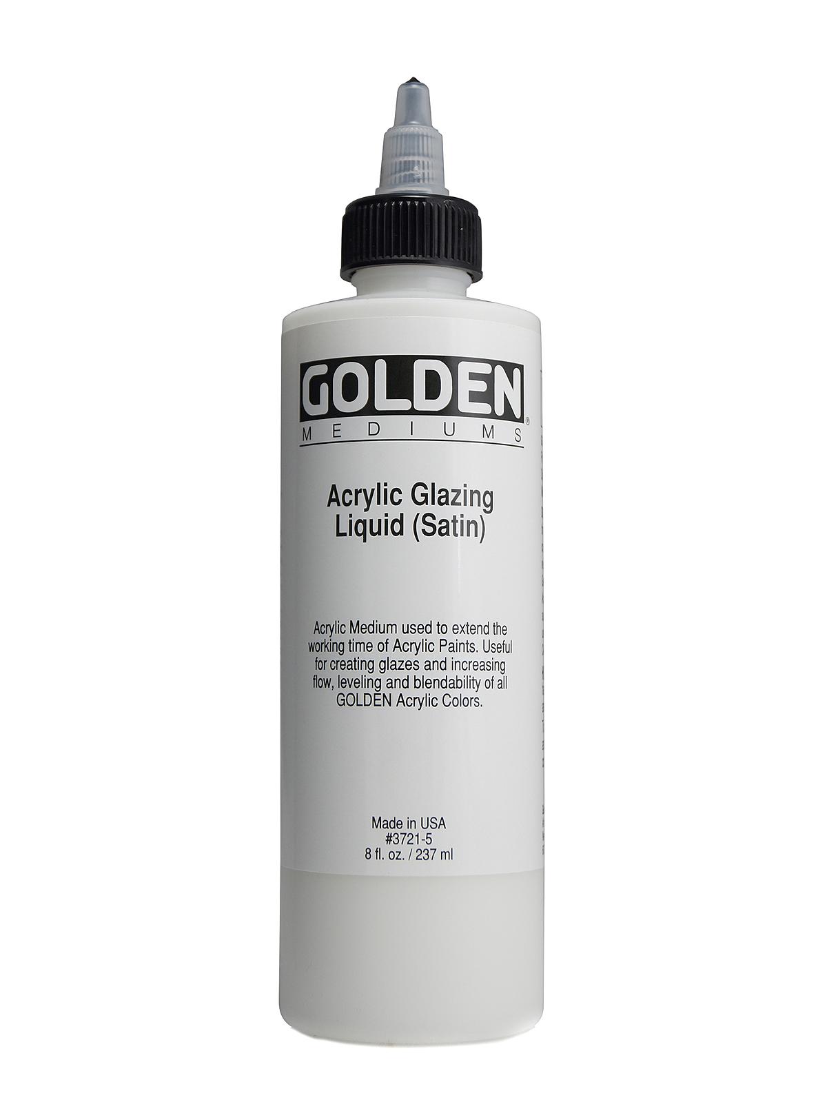Acrylic Glazing Liquid satin 8 oz.