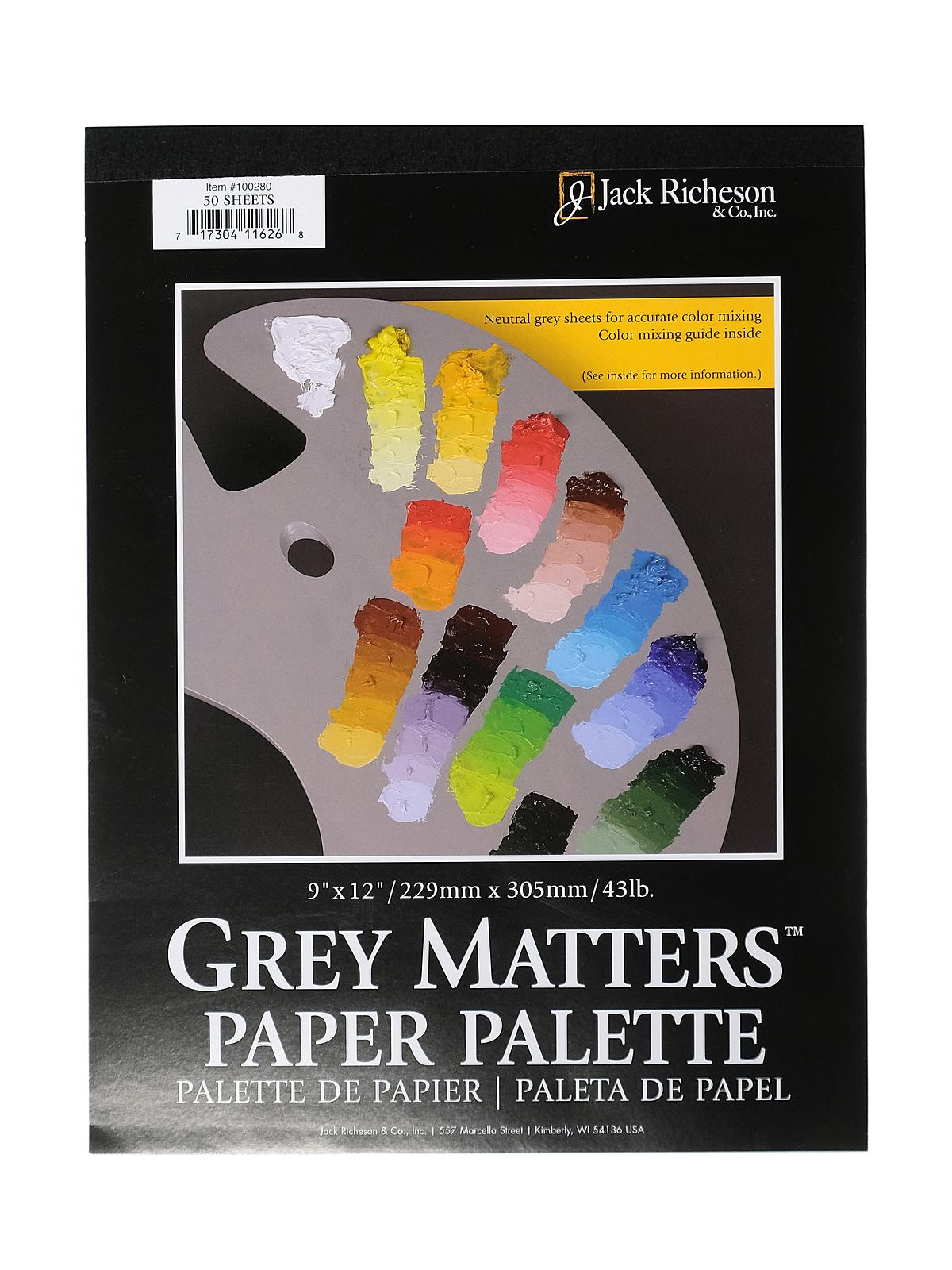 Grey Matters Paper Palettes 9 In. X 12 In.