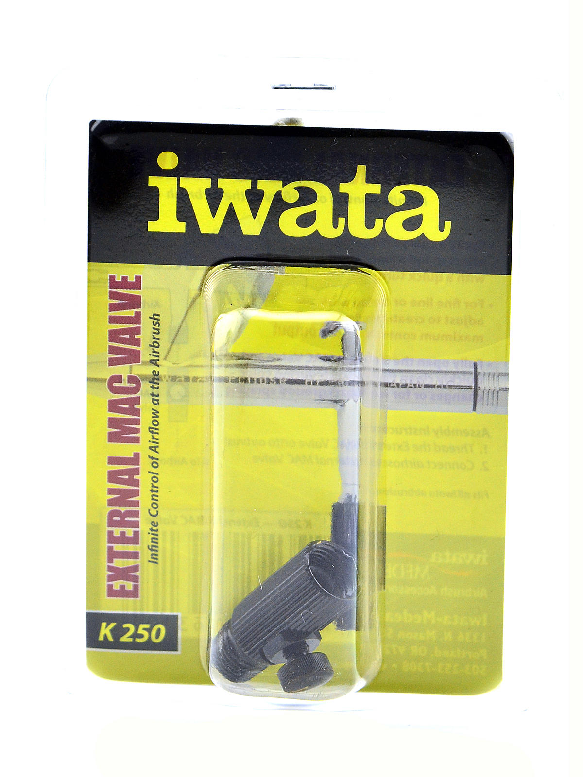 External Mac Valve 1 1 8 in. black