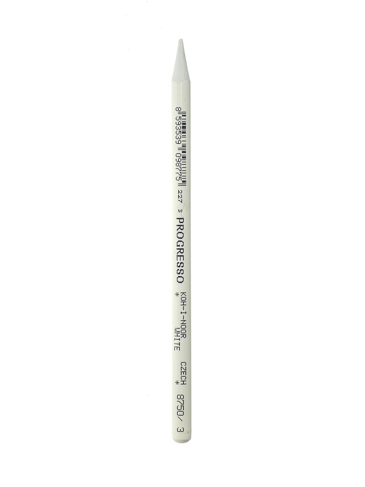 Progresso Woodless Colour Pencils white each
