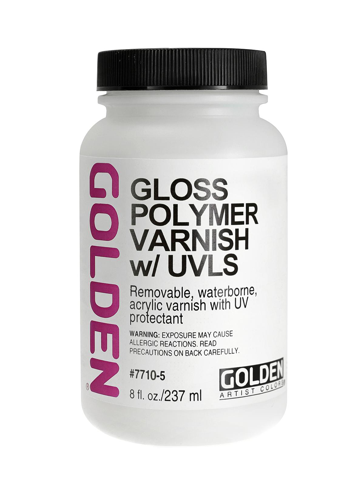 Waterborne Varnish with UVLS gloss 8 oz.