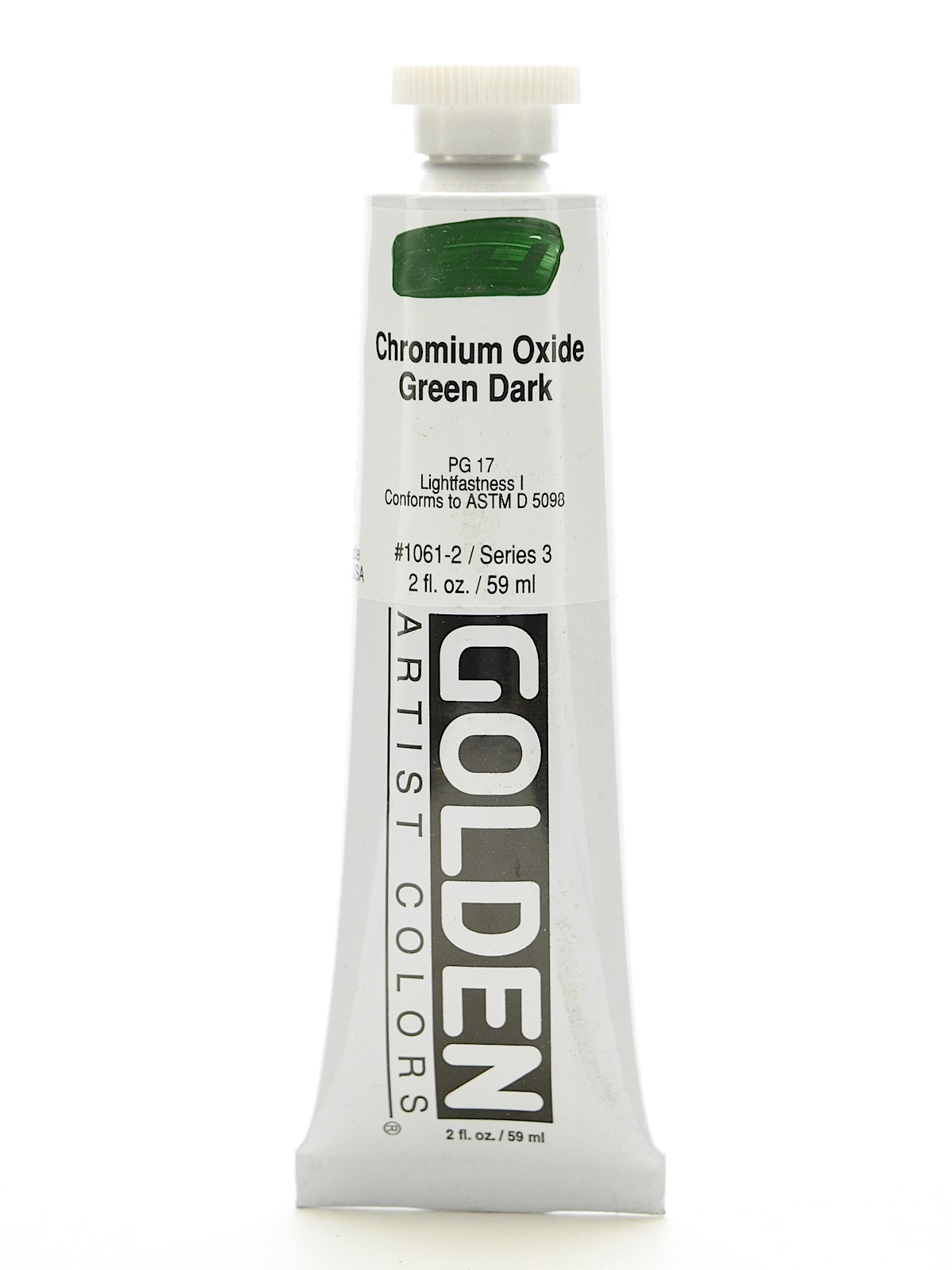 Heavy Body Acrylics chromium oxide green dark 2 oz.