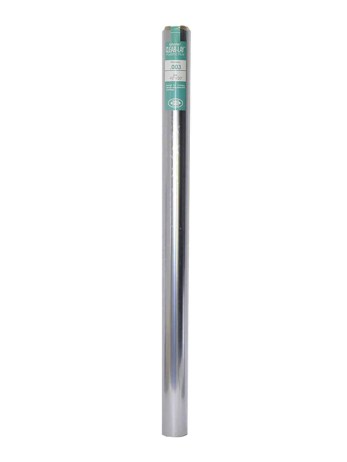 Clear-Lay Plastic Film 0.003 40 in. x 50 ft. roll
