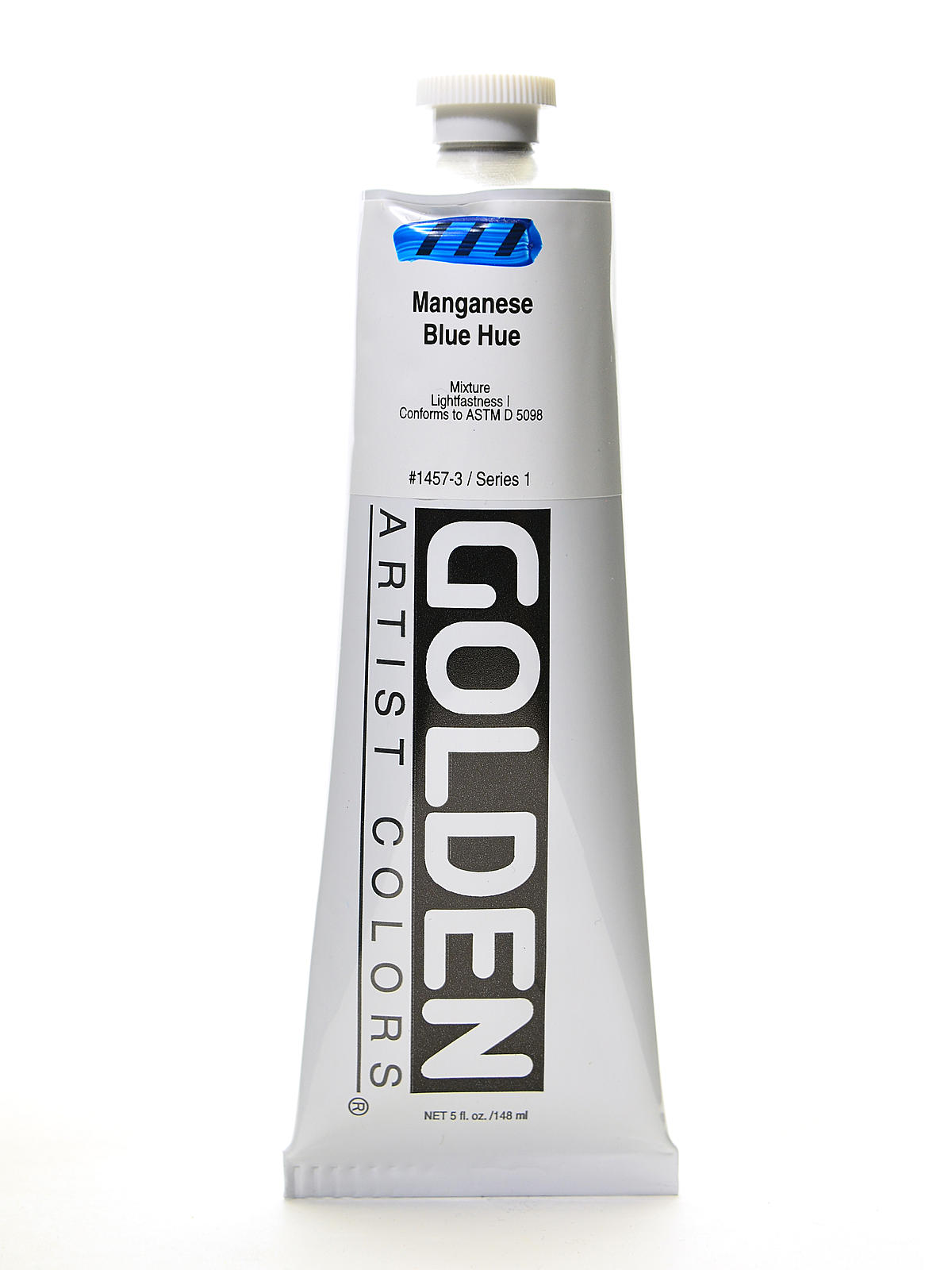 Heavy Body Acrylics historical manganese blue hue 5 oz.