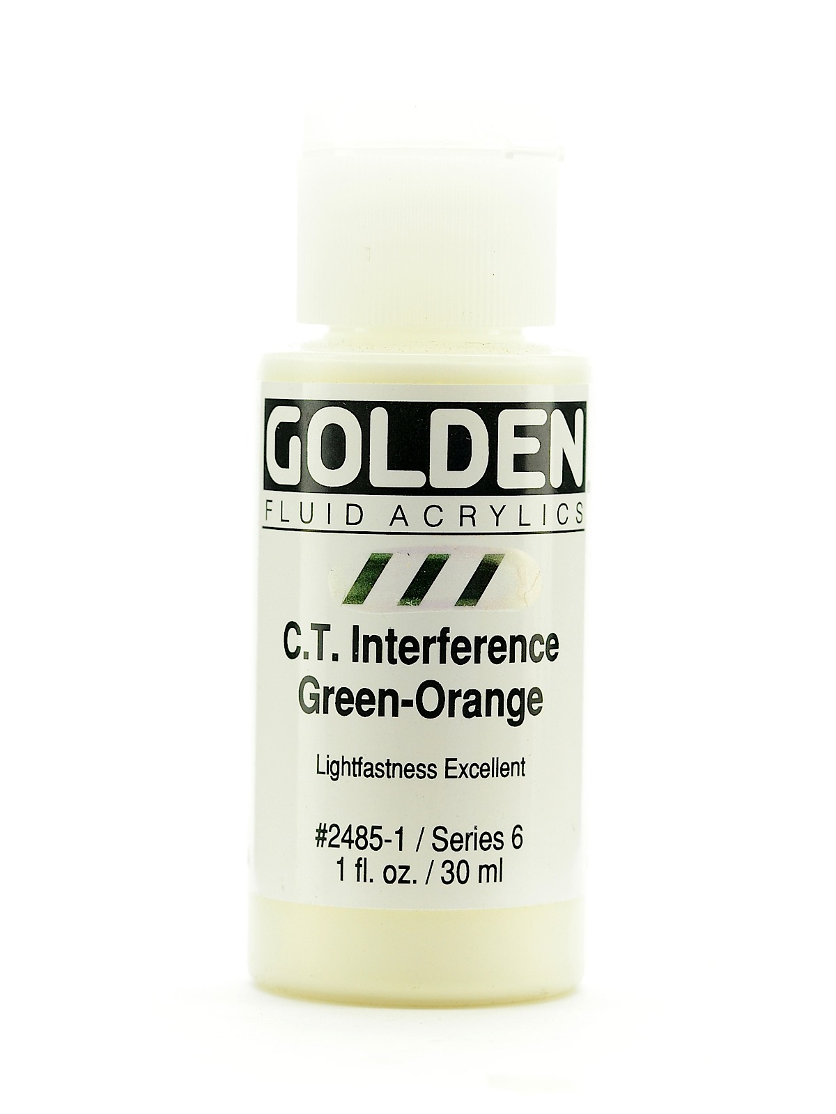 Fluid Acrylics interference green-orange (CT) 1 oz.