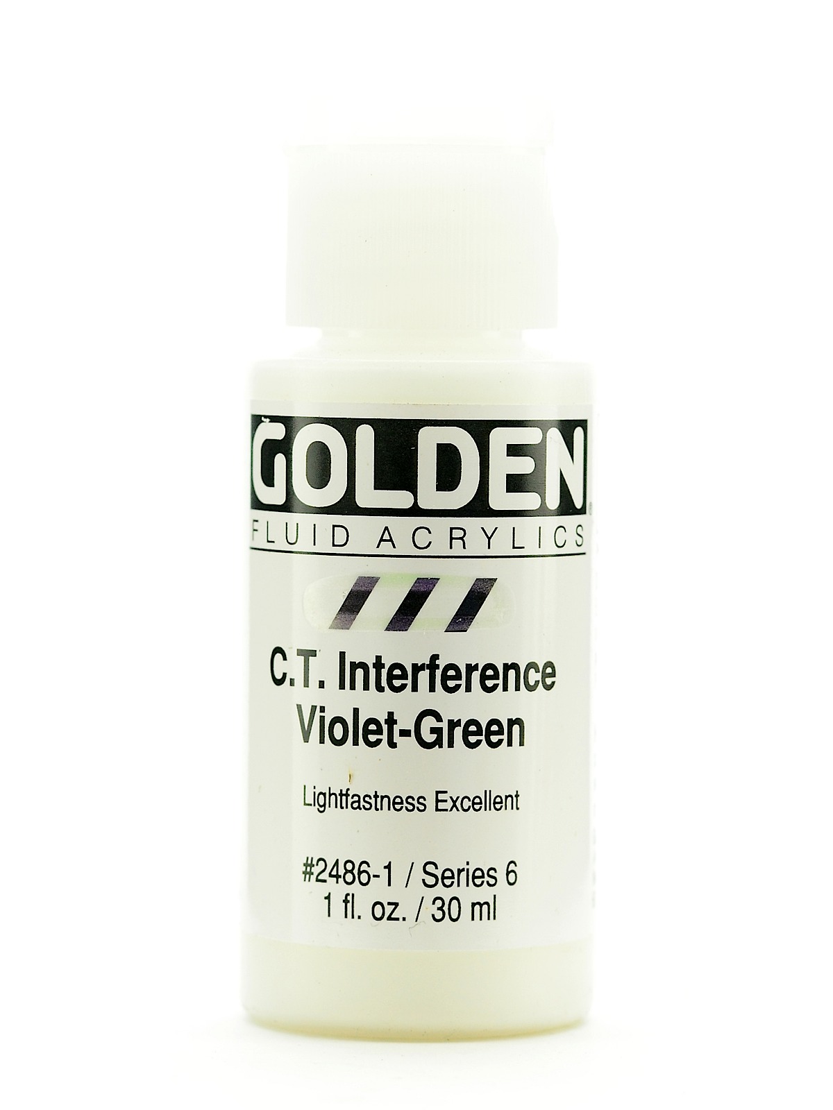 Fluid Acrylics interference violet-green (CT) 1 oz.