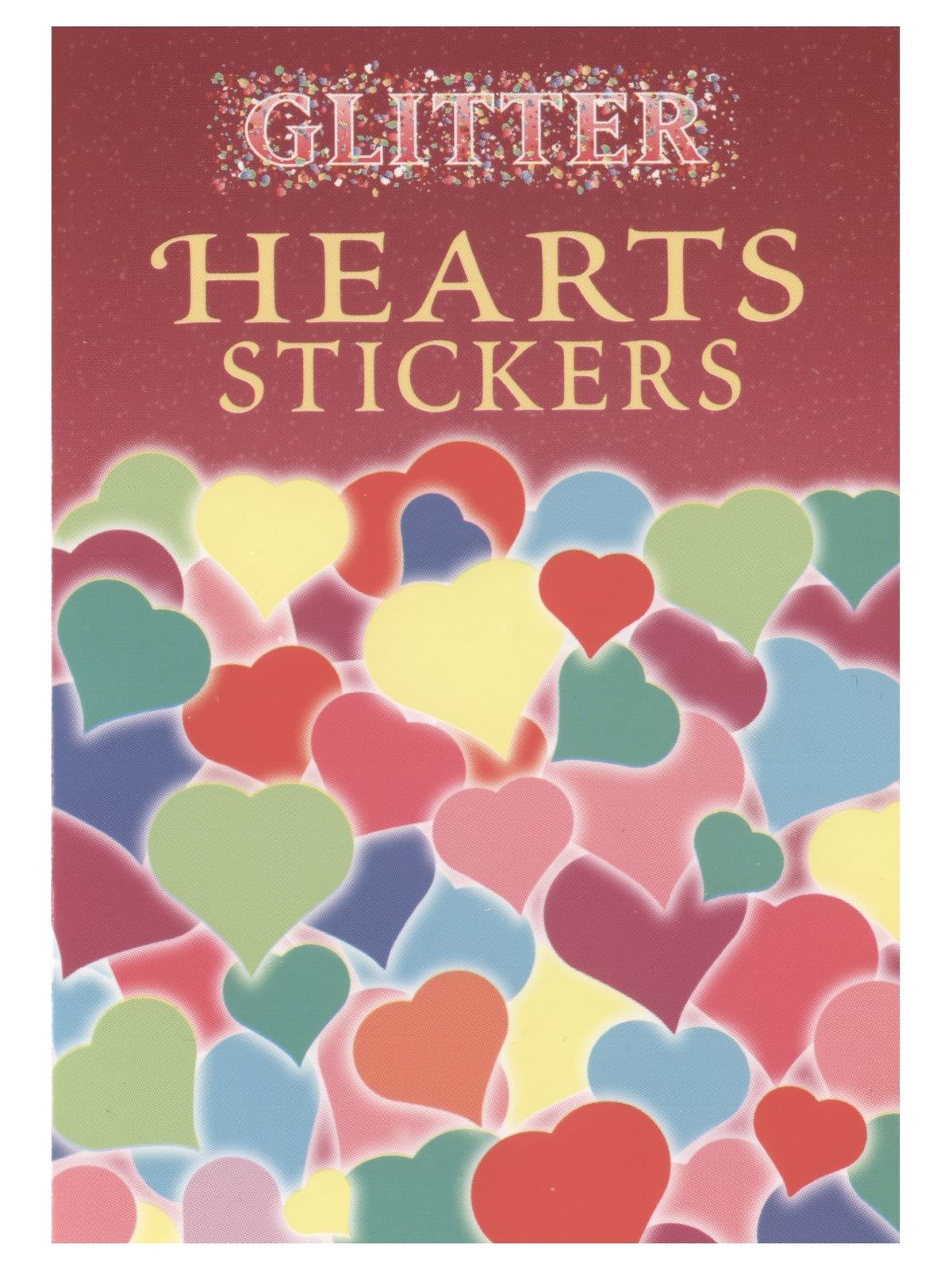 Glitter Hearts Stickers Glitter Hearts Stickers