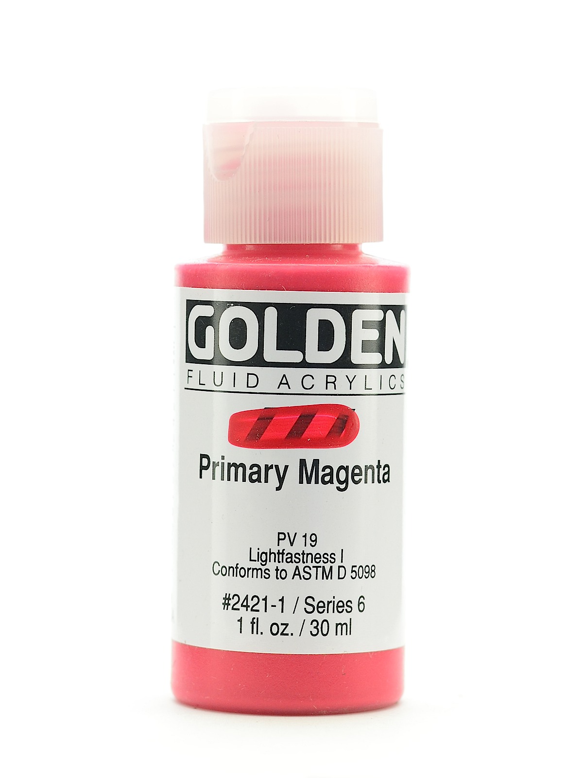 Fluid Acrylics primary magenta 1 oz.