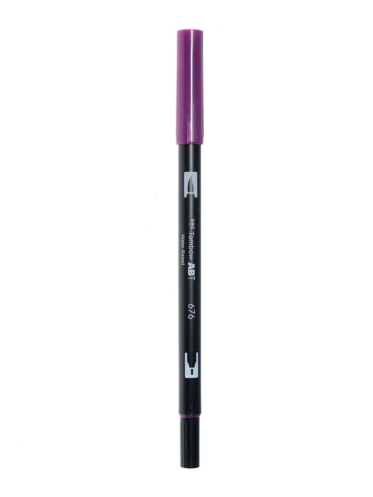 Dual End Brush Pen royal purple 676