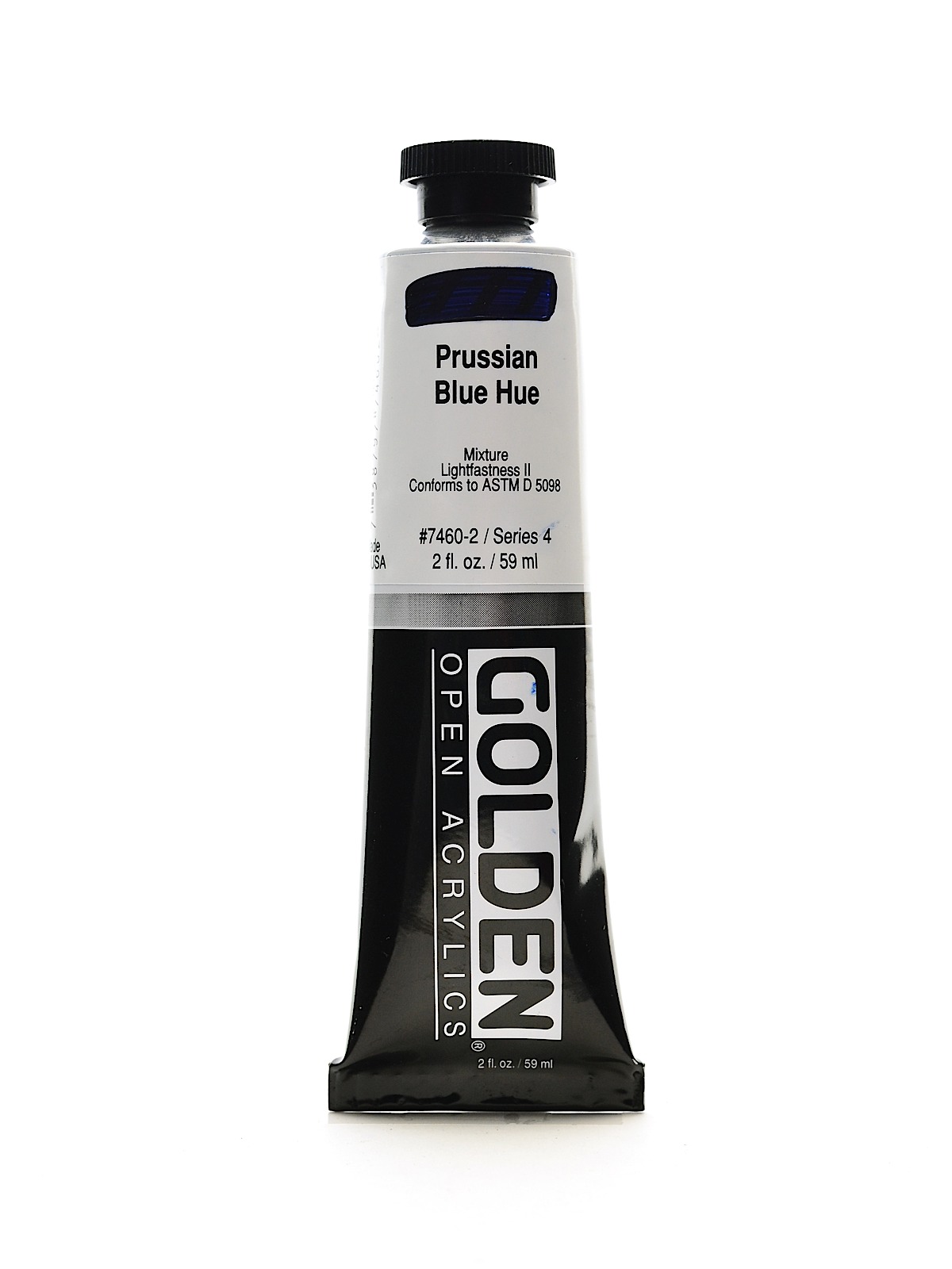 OPEN Acrylic Colors Prussian blue hue 2 oz. tube
