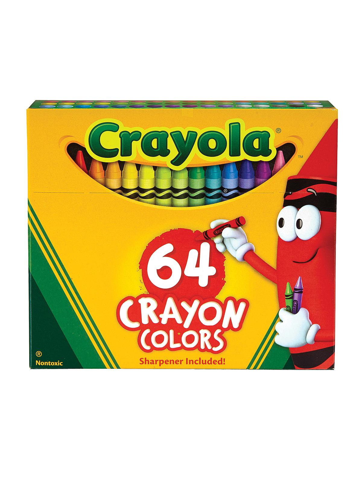 Crayons box of 64