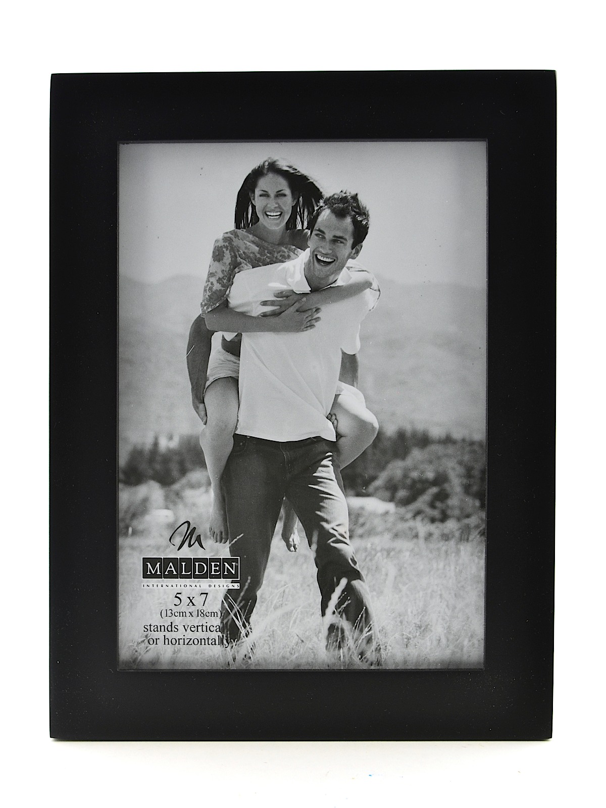 Linear Black Wood Photo Frames 5 in. x 7 in.