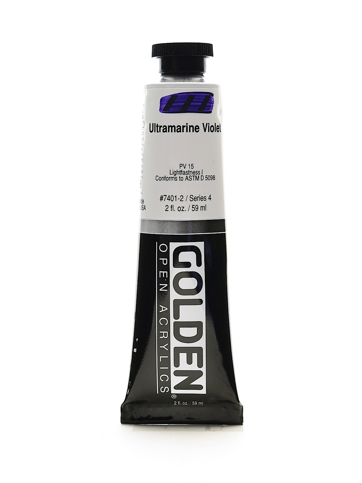 OPEN Acrylic Colors ultramarine violet 2 oz. tube