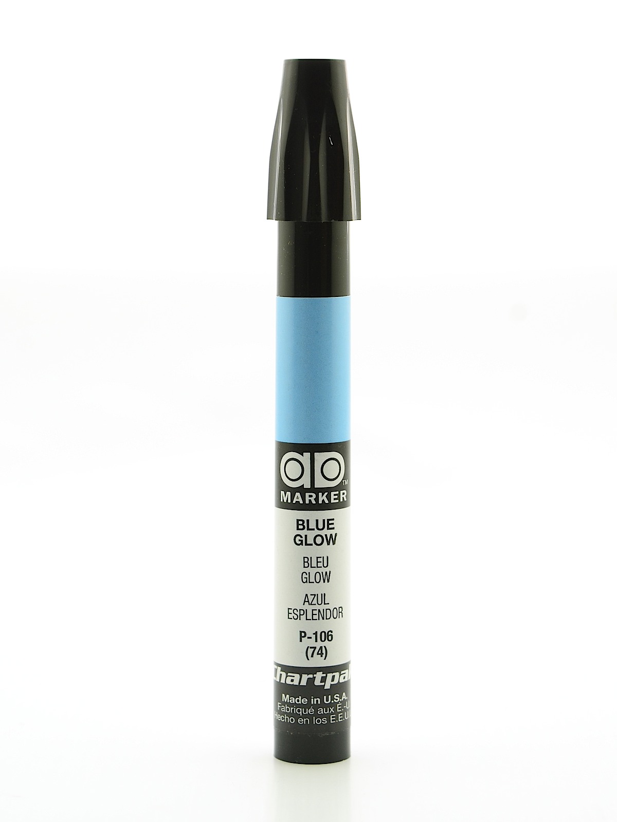 AD Markers blue glow tri-nib