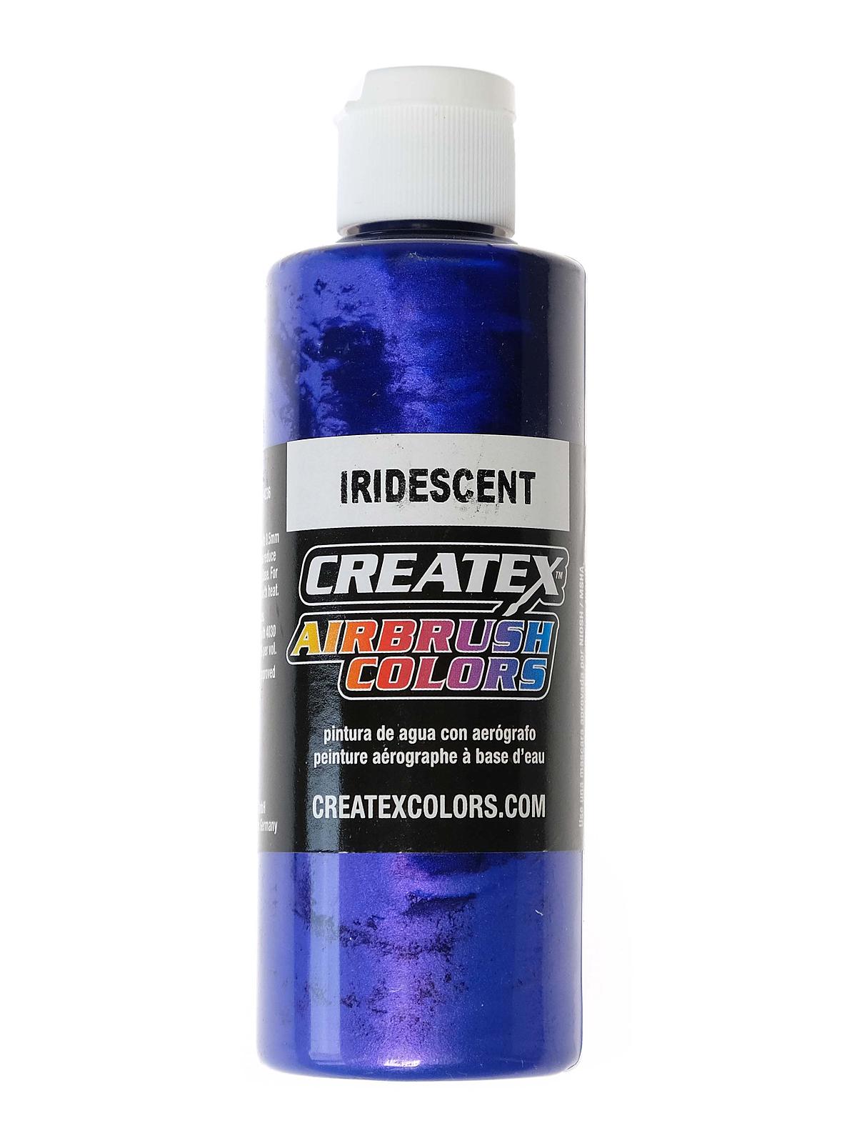 Airbrush Colors iridescent electric blue 4 oz.