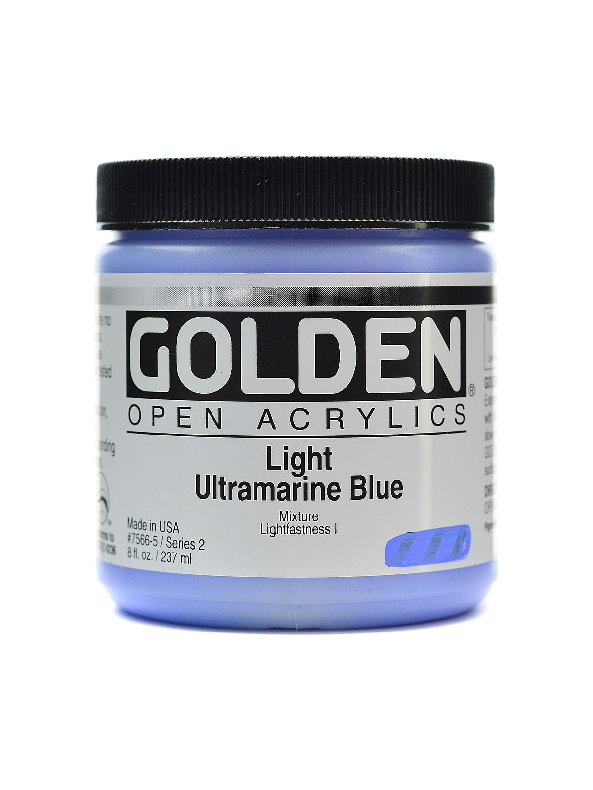 OPEN Acrylic Colors light ultramarine blue 8 oz. jar