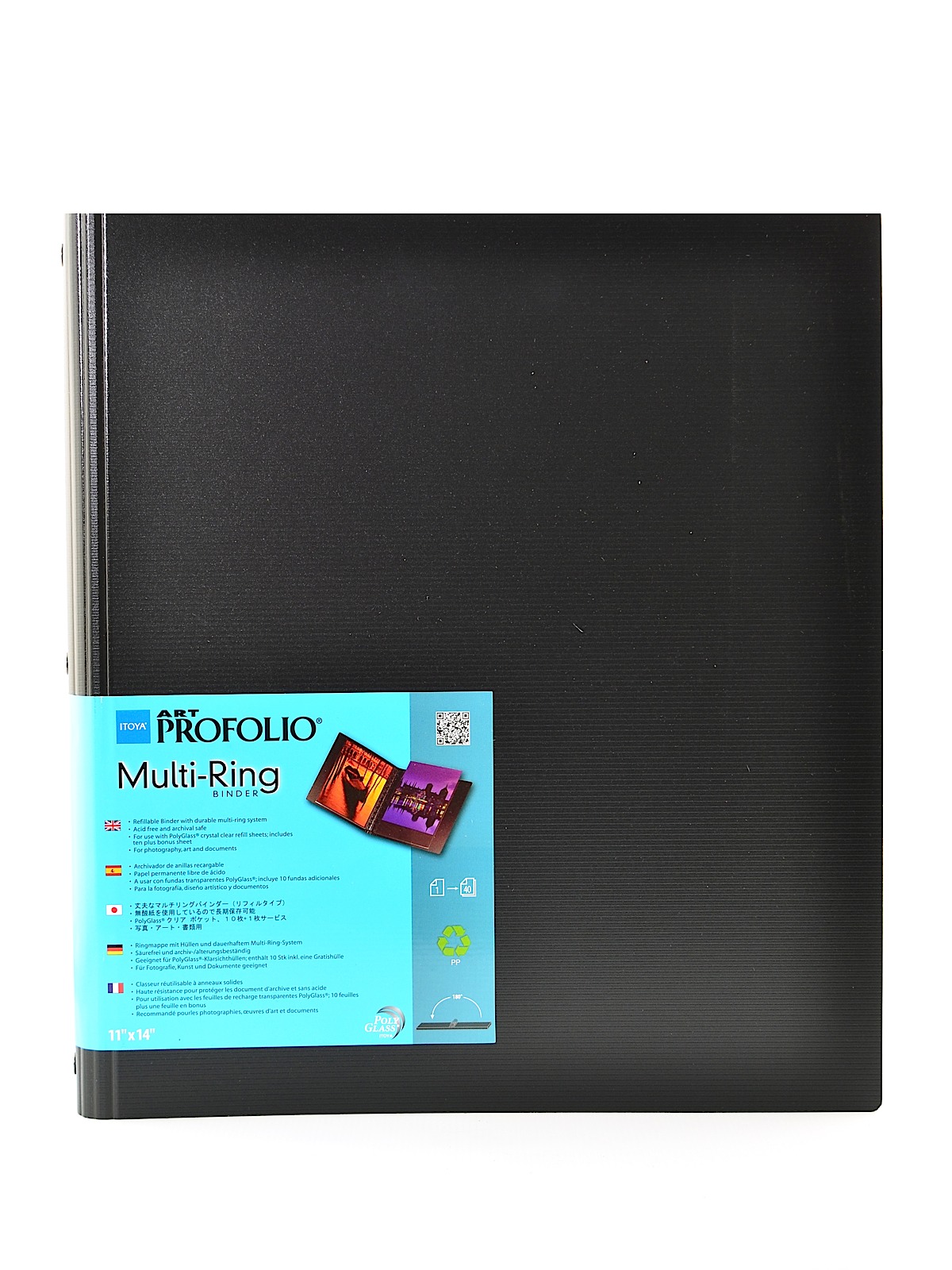 Art Profolio Multi-Ring Binder 11 in. x 14 in. vertical binder