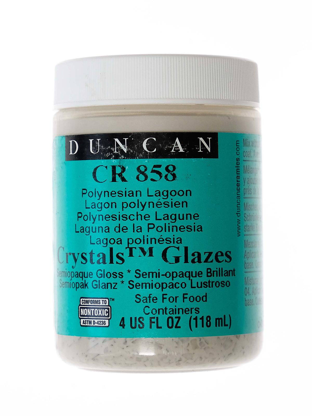Crackle & Crystal Glazes Polynesian Lagoon Cr858 4 Oz.