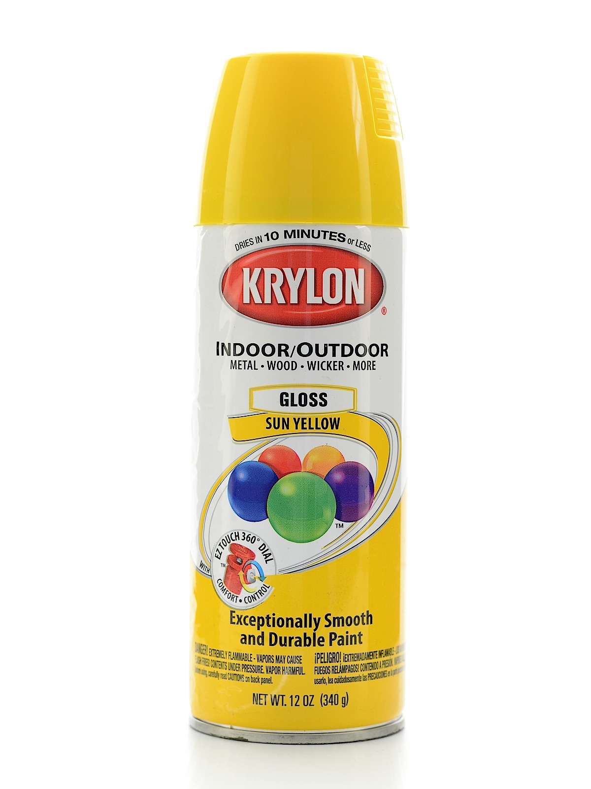 Indoor Outdoor Spray Paint Gloss Sun Yellow