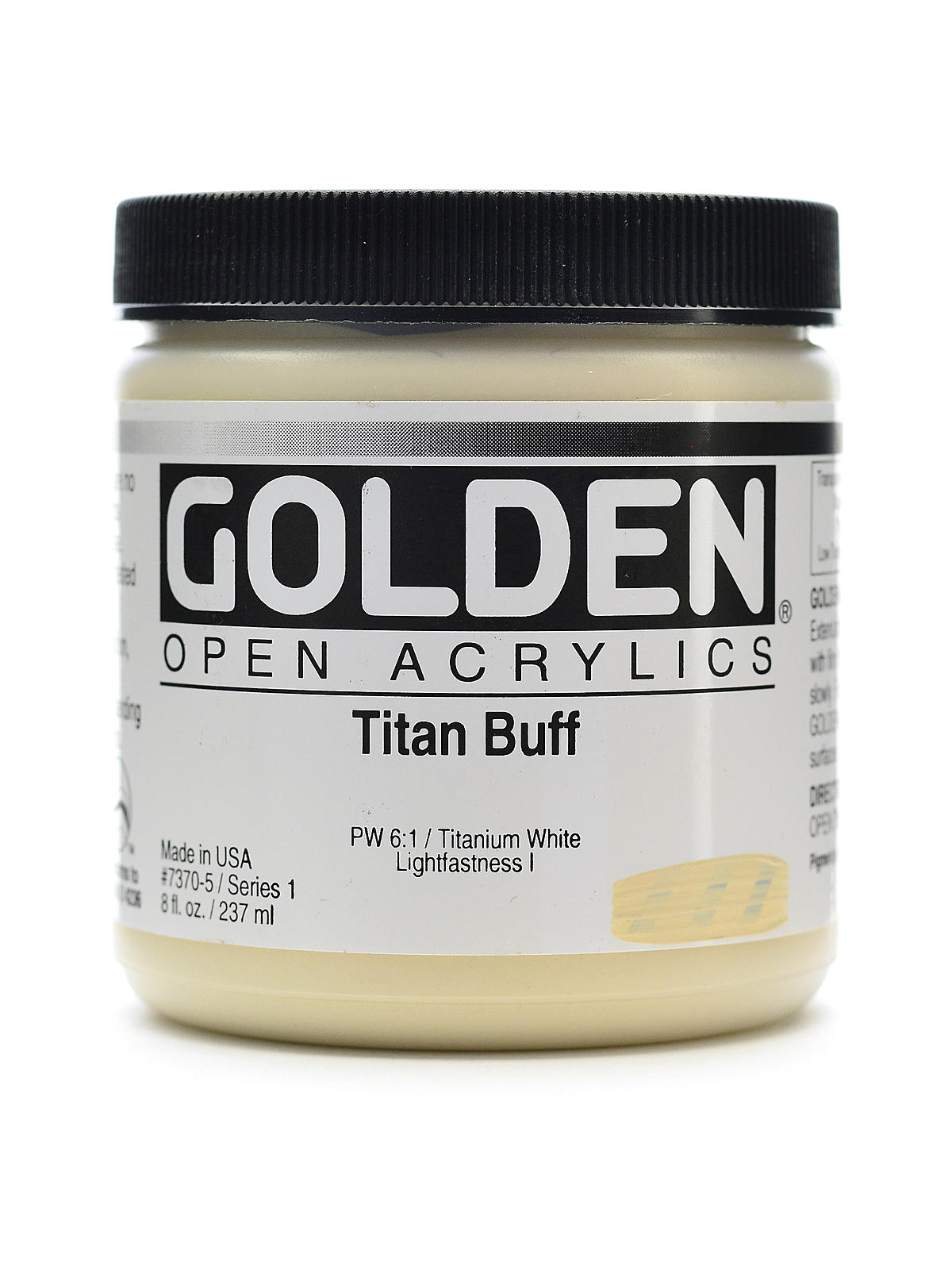 OPEN Acrylic Colors titan buff 8 oz. jar