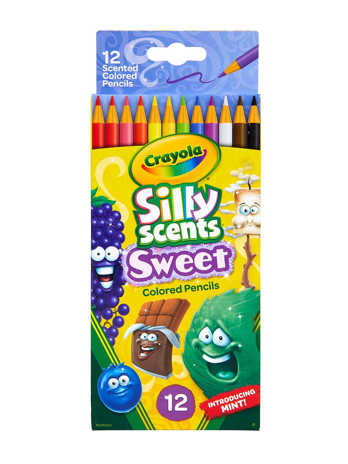 Silly Scents Colored Pencils Set Of 12