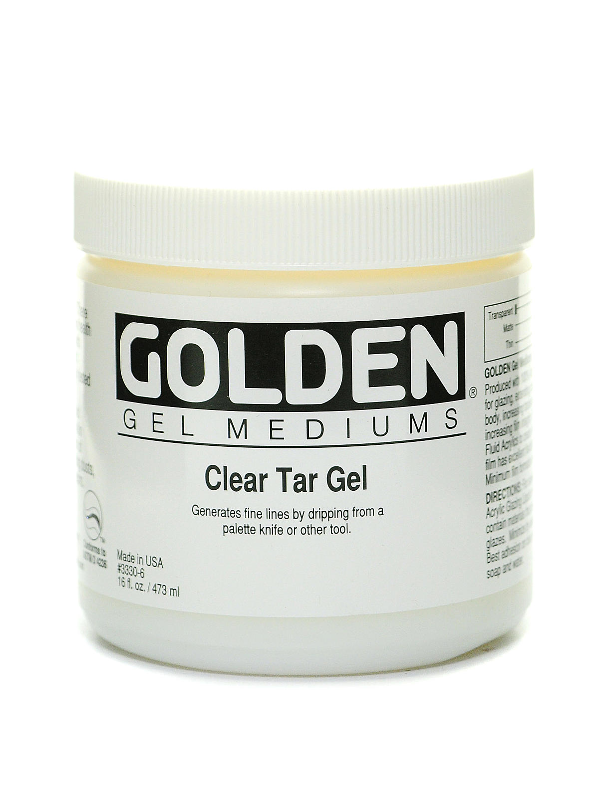 Clear Tar Gel 16 oz.