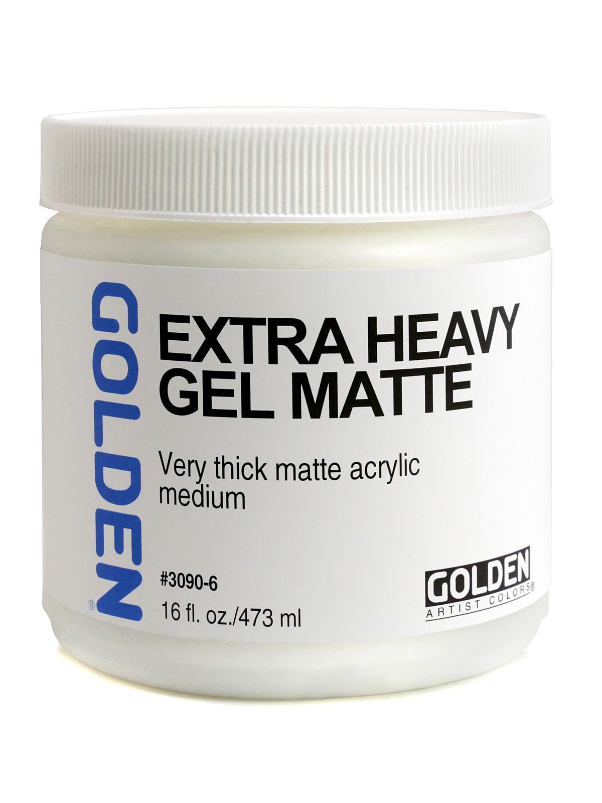 Gel Mediums extra heavy matte 16 oz.