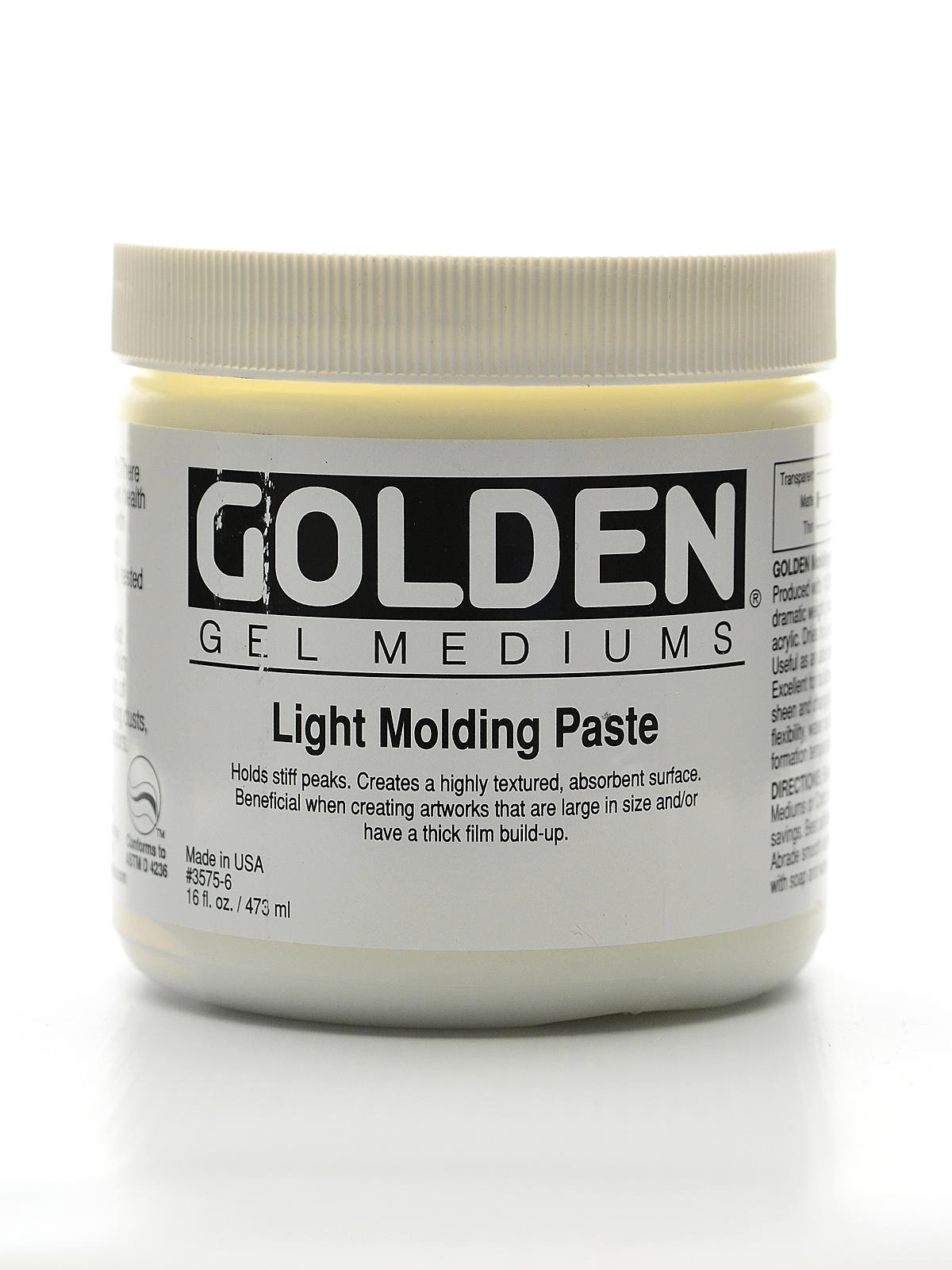 Molding Paste Light 16 Oz.